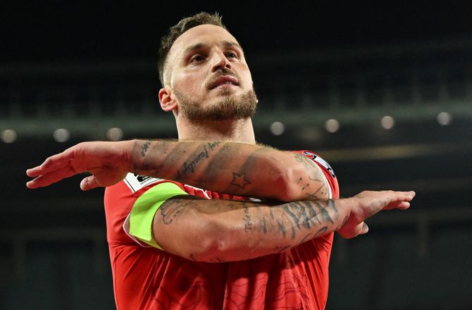 VM kval. UEFA -Arnautovic tager østrigsk målrekord 
