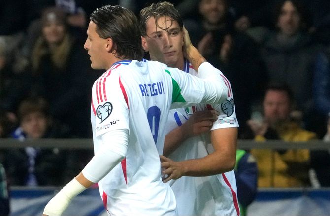 VM kval. UEFA -Esposito fik første Italien-mål: Jeg er meget rørt