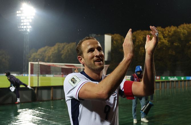 VM kval. UEFA -Kane sætter engelsk rekord