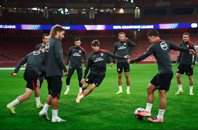 Champions League -Spøjst: Atletico forlod Emirates uden bad - intet varmt vand
