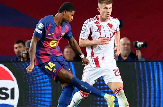 Champions League -SLUT: Barcelona - Olympiakos minut for minut