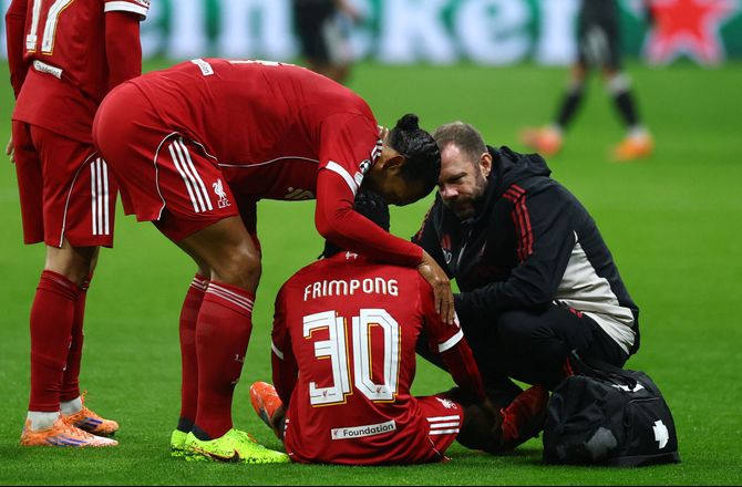 Champions League -Ny Liverpool-skade: Problem med baglåret igen