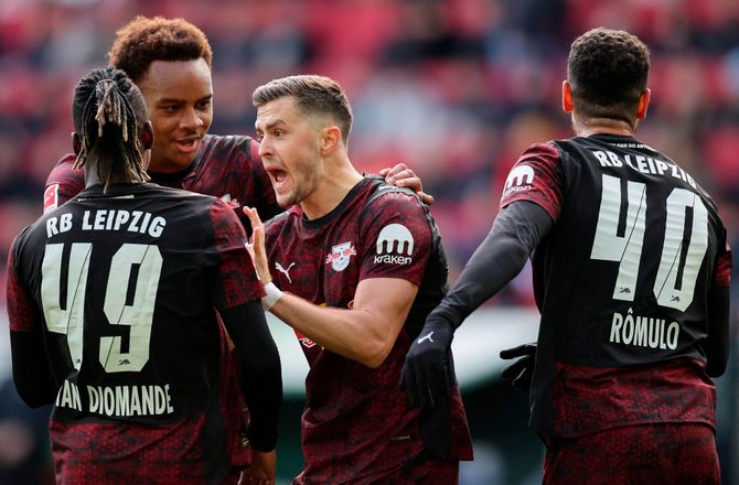 Bundesliga -Tenniscifre: Leipzig skød Augsburg i sænk 