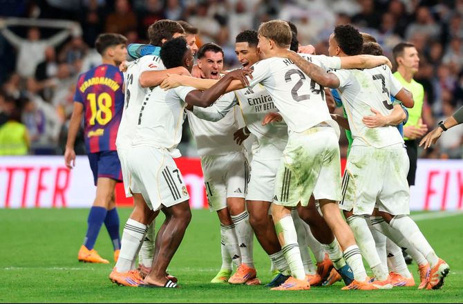 La Liga -Real sænkede Barca i højdramatisk El Clasico
