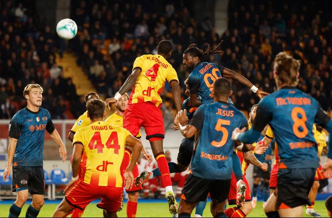 Serie A -Napoli sejrede i Højlund-comeback