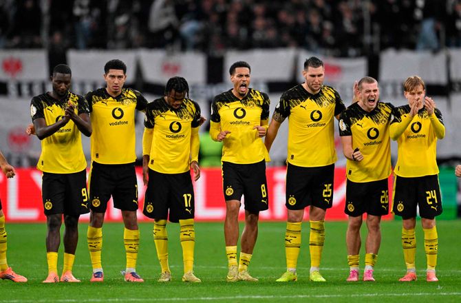 DFB Pokal -Dortmund sendte NK og Frankfurt ud af pokalen