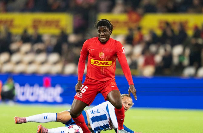 3F Superliga -FCN glæder sig over Yirenkyi-salg: Største transfer ud af Superligaen