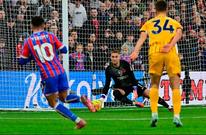 Premier League -Palace kunne ikke knække Brighton