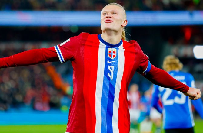 VM -Seks på stribe: Erling Haaland er igen årets norske spiller