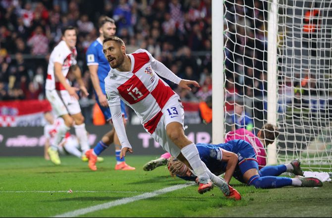 VM kval. UEFA -Kroatien klaskede Færøerne og skal til VM