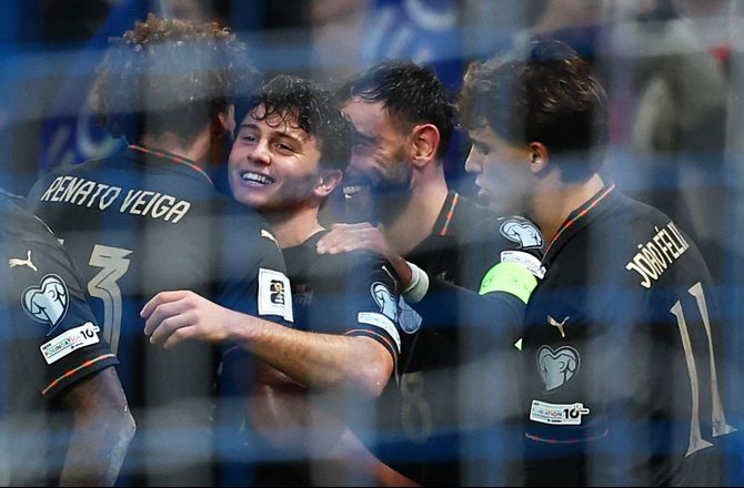 VM kval. UEFA -Portugisisk hattrickhelt: Alt lykkedes