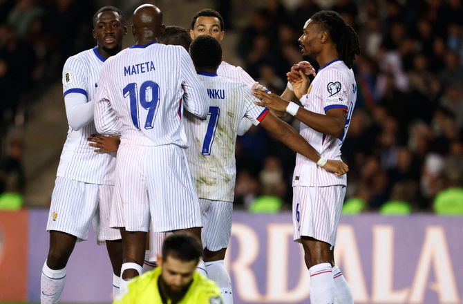 VM kval. UEFA -Franske reserver overvandt chokstart 