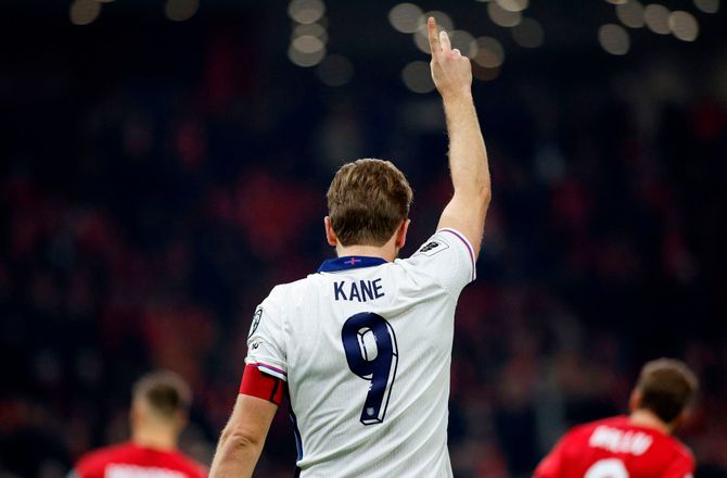 VM kval. UEFA -Tilfreds Kane: Vi tager til VM som en af favoritterne