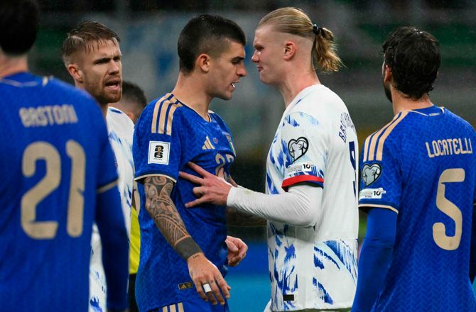 VM kval. UEFA -Mancini tog fat i Haalands røv: Tak for motivationen
