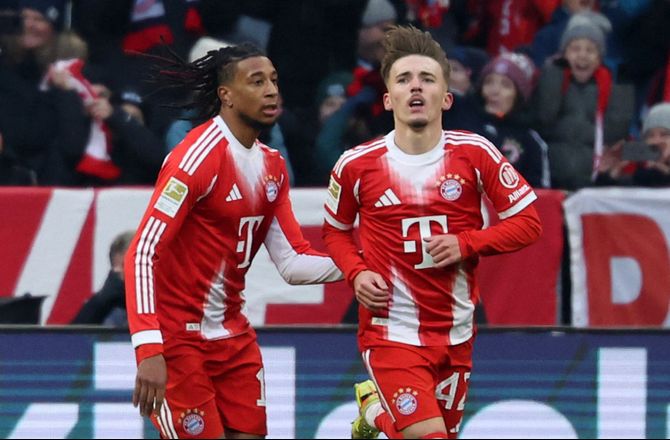Bundesliga -Olise gik amok: Bayern overvandt Suzuki-chok