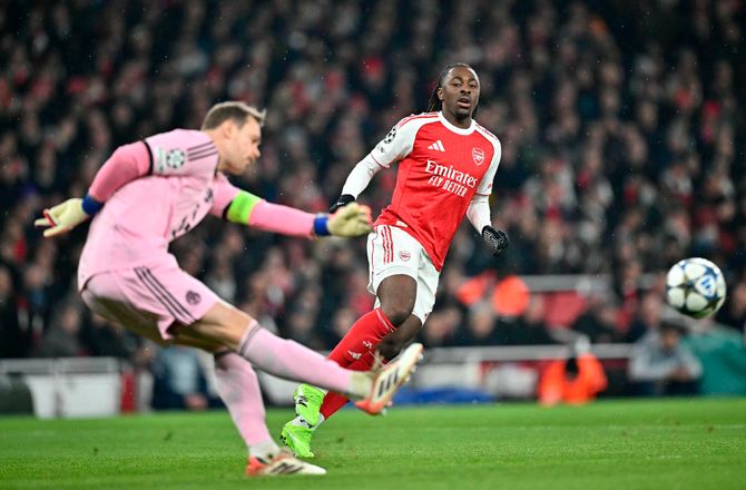 Champions League -SLUT: Arsenal - Bayern minut for minut
