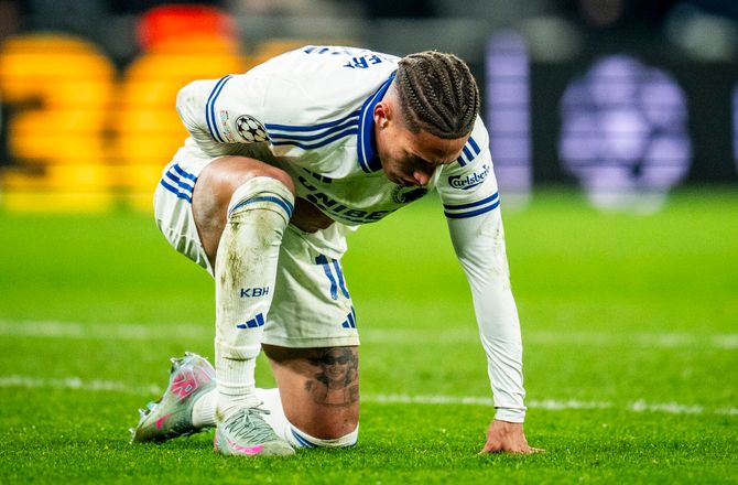 3F Superliga -Robert udgår af FCK-træning efter sammenstød
