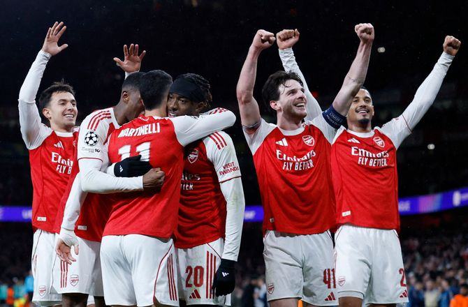 Champions League -Arsenal satte Bayern München på plads