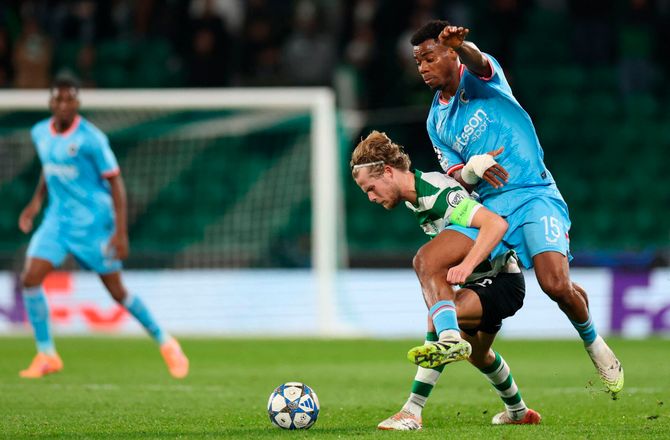 Champions League -Sporting og Hjulmand smadrede Brugge