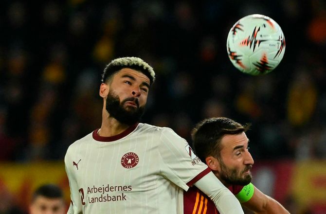 Europa League -FCM kæmpede bravt men tabte i Rom