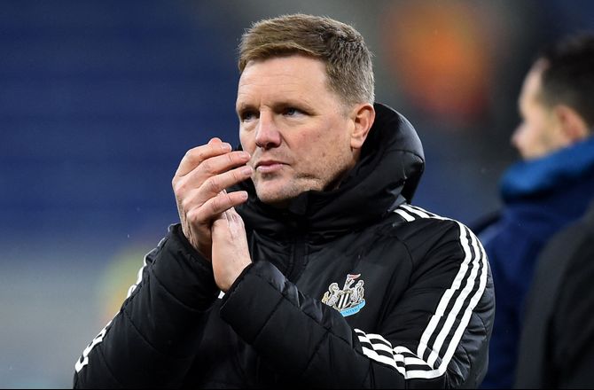 Premier League -Eddie Howe afviser United-job: Lige nu er jeg glad