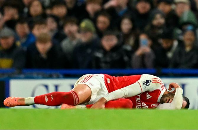 Premier League -Merino om ‘forfærdelig’ tackling: Anklen bøjede 