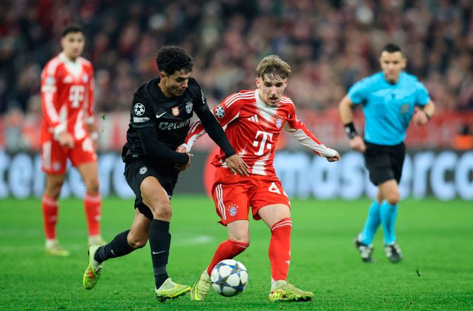 Champions League -SLUT: Bayern München - Sporting minut for minut