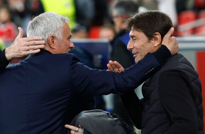 Champions League -Mourinho blev den store mod Conte