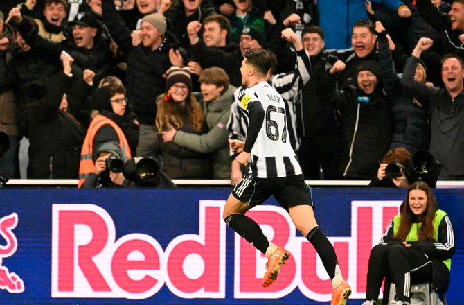 Carabao Cup -Newcastle-matchvinder jubler: Helt oppe at køre