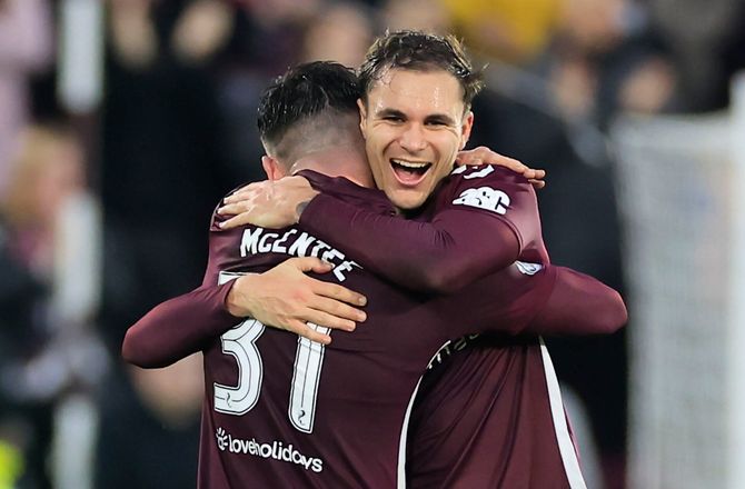 Premiership -Hearts har kurs mod sensation: Det er helt vildt