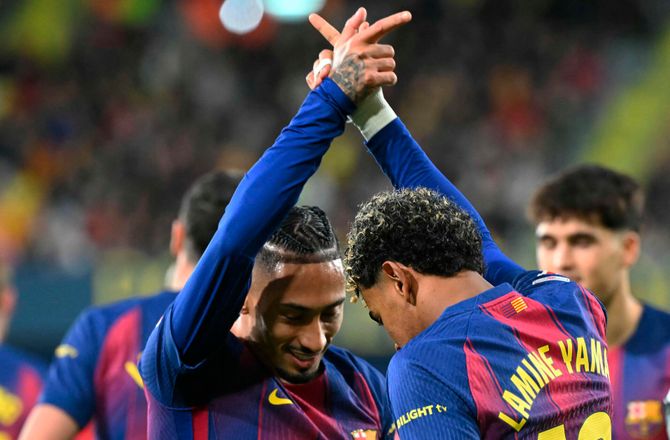 La Liga -Raphinha og Yamal afgjorde spansk topkamp