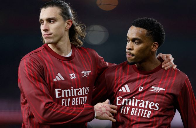 Premier League -Arsenal manglede Timber og Calafiori: Arteta opdaterer
