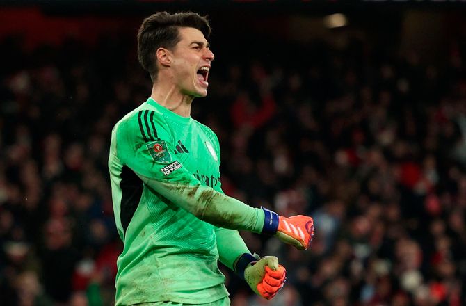 Carabao Cup -Kepa blev Arsenal-helt: Holdt hovedet koldt