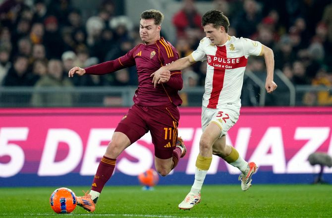 Serie A -Roma bankede Genoa-danskere før pausen