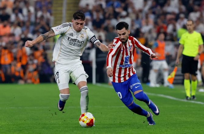 Supercup -SLUT: Atletico Madrid - Real Madrid minut for minut