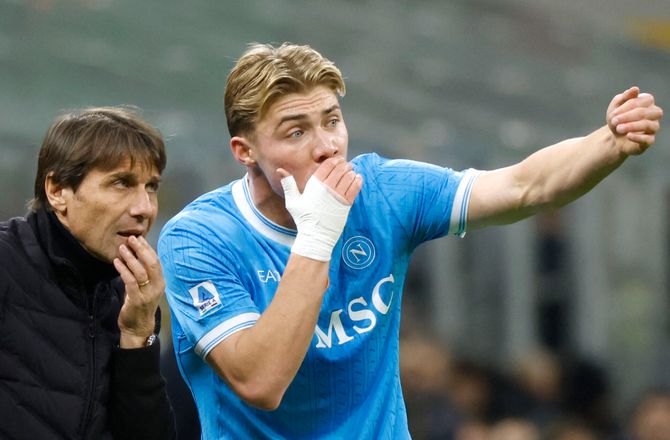 Serie A -Conte antyder Amorim-kritik: Arrogant Højlund-behandling
