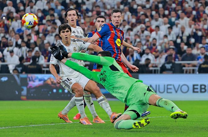 Supercup -Ærgerlig Courtois: Vi kunne sagtens have vundet