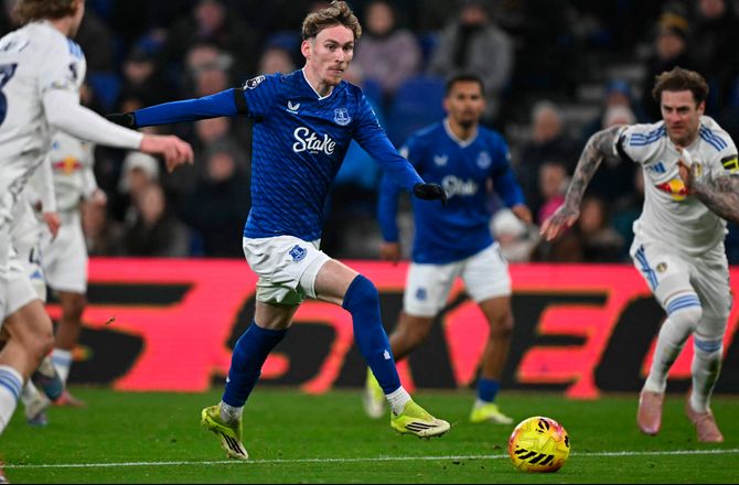 Premier League -Everton-midt skoser første halvleg: Vi sjuskede 