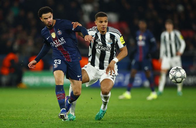 Champions League -PSG og Newcastle skød hinanden ud af top-8