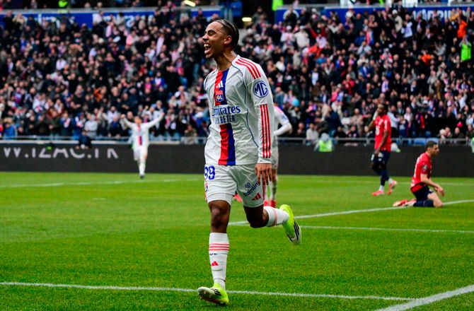 Ligue 1 -Noah Nartey fik drømmedebut i Lyon-trøjen