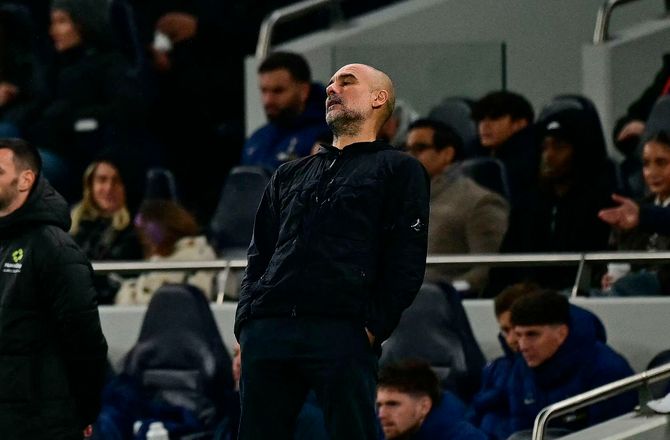 Premier League -Guardiola erkender: Det er et tilbageslag
