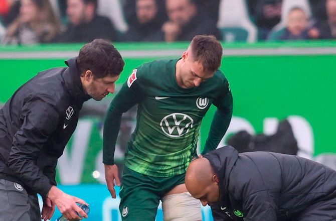 Bundesliga -Uheldig Fischer alvorligt skadet