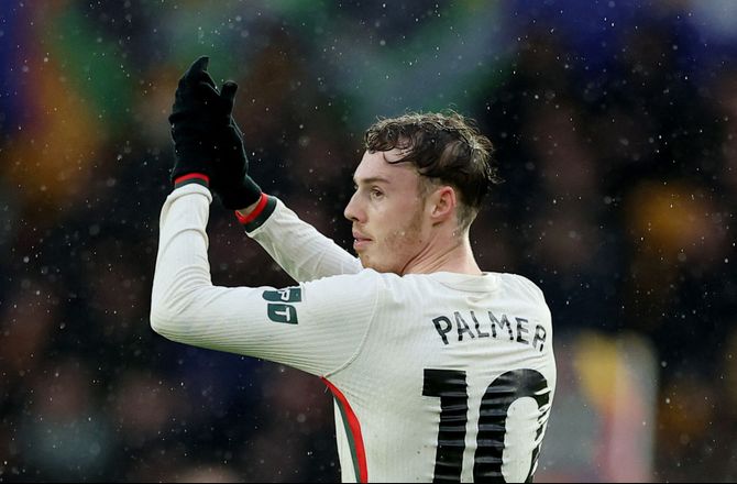 Premier League -Brandvarme Palmer slog to rekorder mod Wolves
