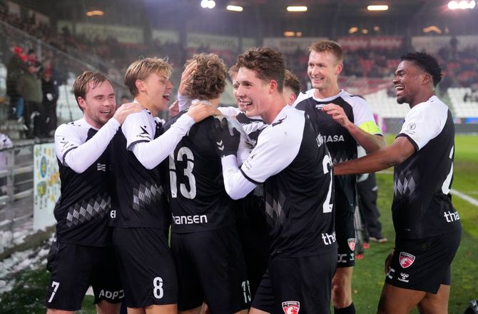 3F Superliga -Fredericias superhalvleg sikrede sejren i målrigt bundbrag