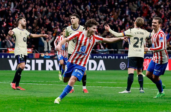 Copa del Rey -Av, Barca: Bagud med 0-4 i pausen i Madrid