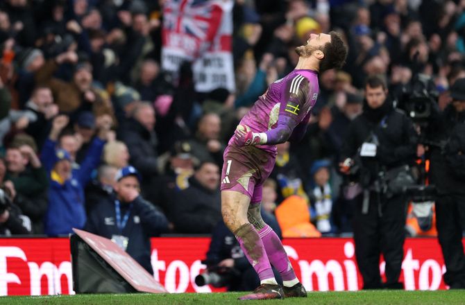 FA Cup -Trøjenumre spillede Leeds-keeper et puds