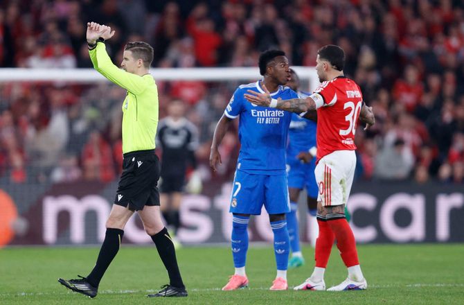 Champions League -Vinicius reagerer: Racister er kujoner