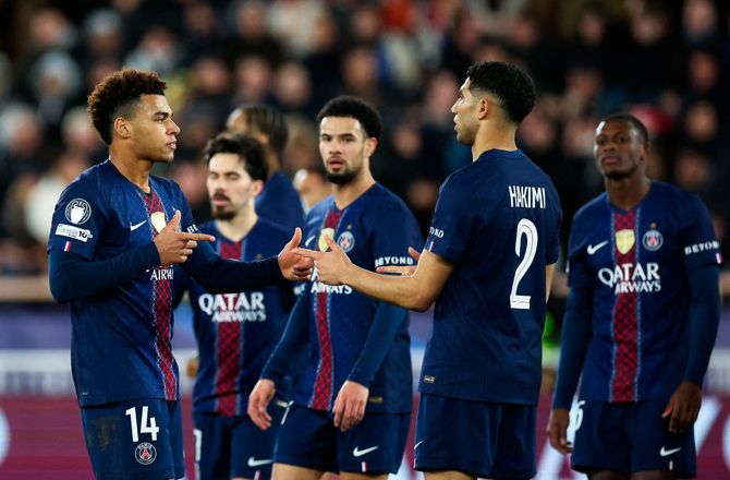 Champions League -Doué strålede i flot PSG-comeback