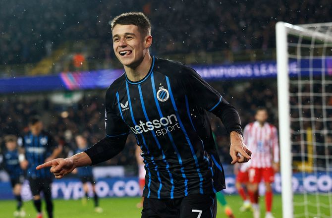 Club Brugge -Tyskland og Italien kæmper om Tresoldi