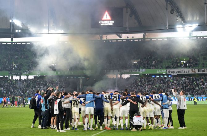 Bundesliga -Ny fadæse: Wolfsburg-spillere i stor tumult